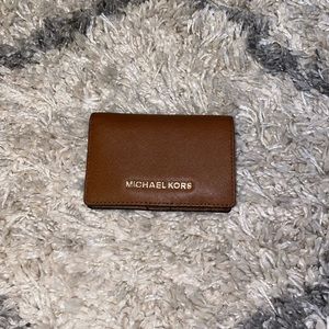 Michael Kors Brown Faux Leather Wallet